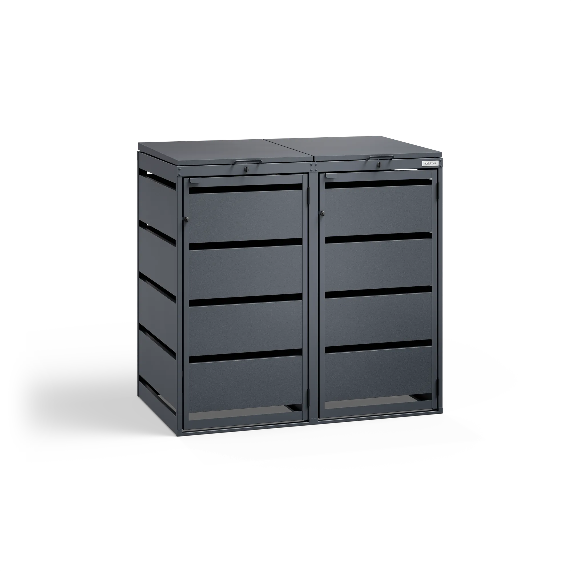 Mülltonnenbox BASE S • 2 Tonnen