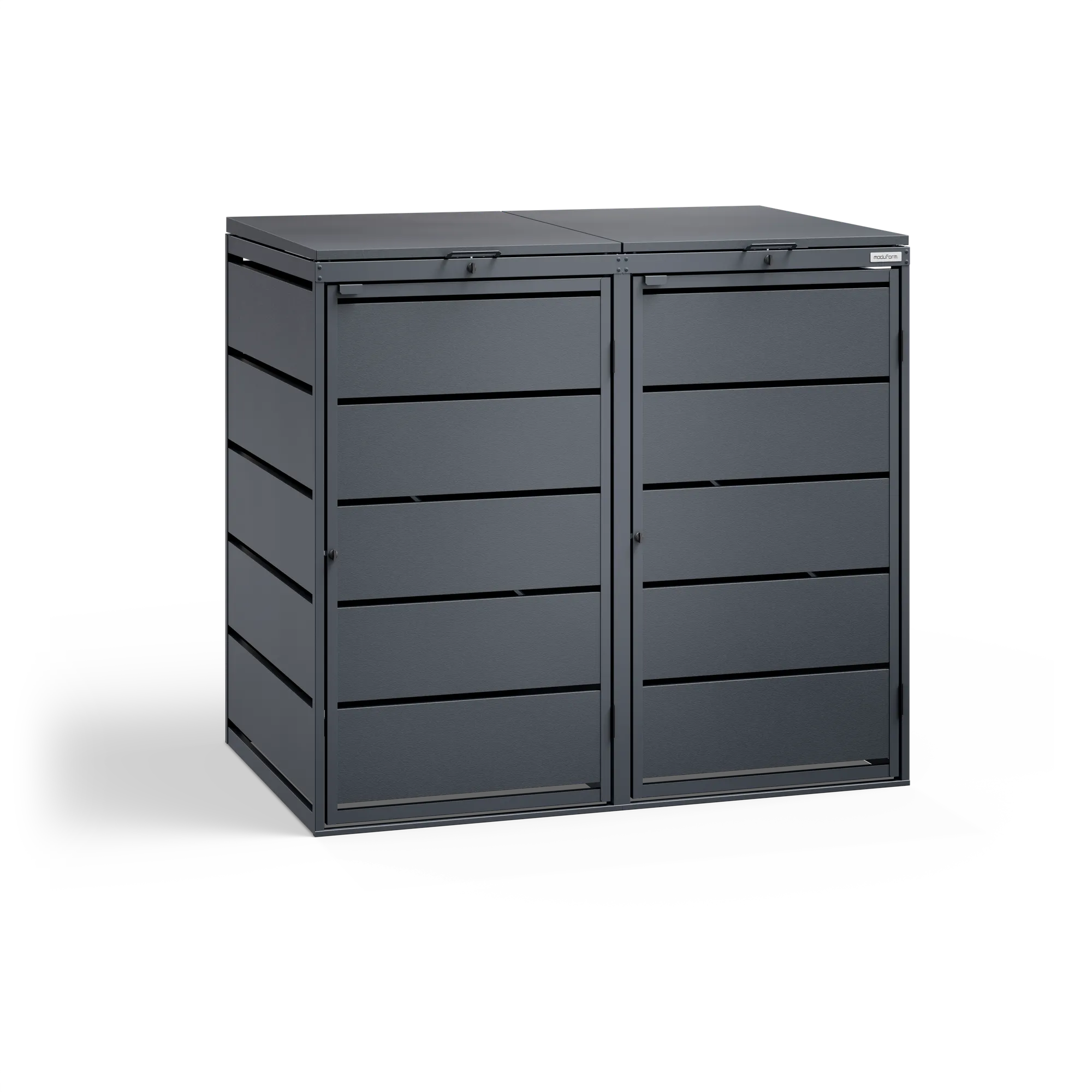 Mülltonnenbox BASE S • 2 Tonnen