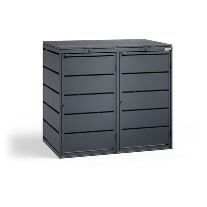 Mülltonnenbox BASE S • 2 Tonnen