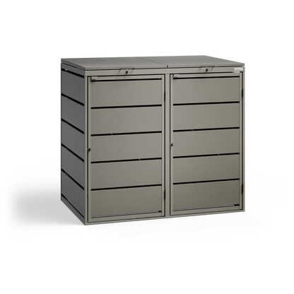 Mülltonnenbox BASE S • 2 Tonnen