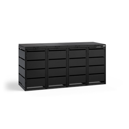 Mülltonnenbox BASE S • 4 Tonnen