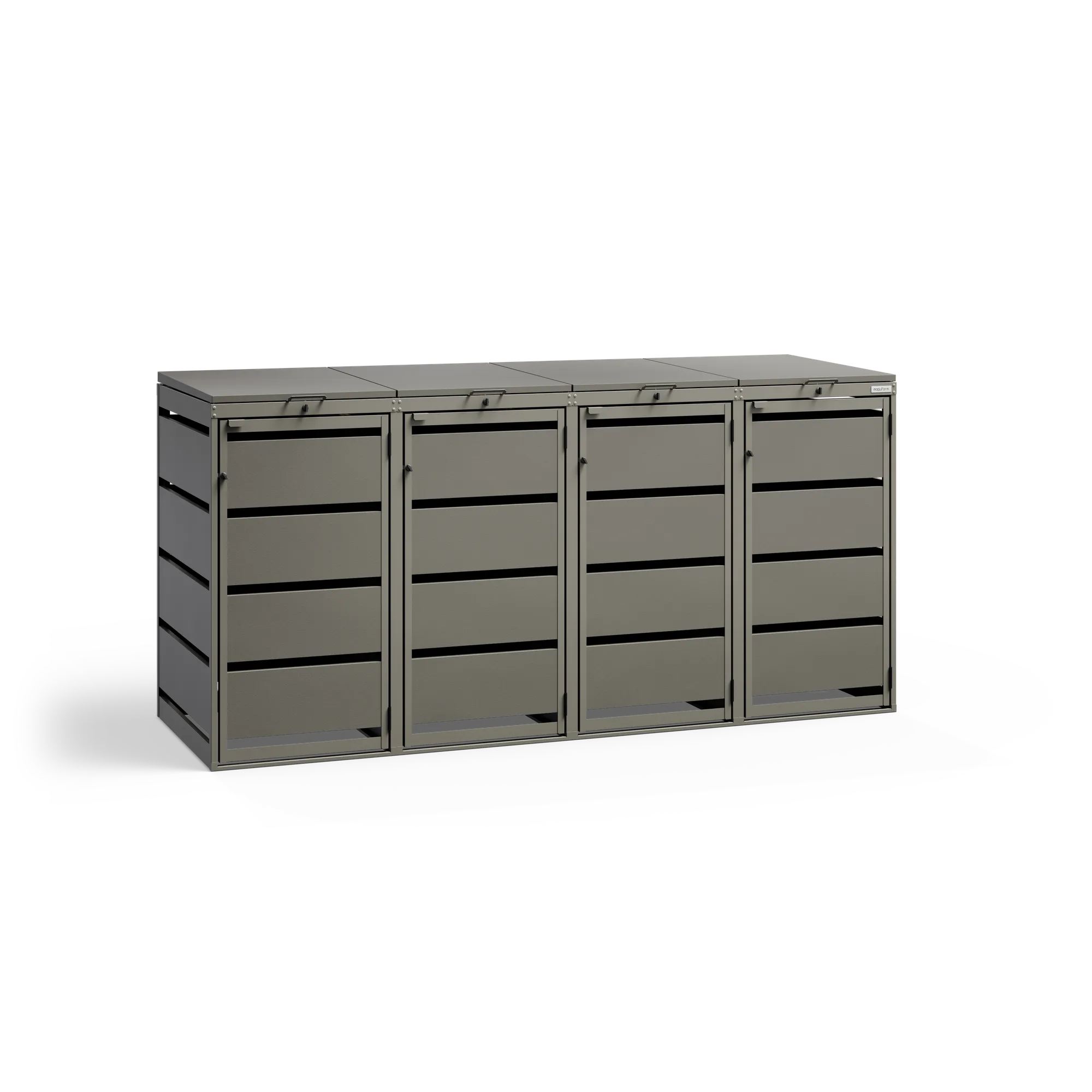 Mülltonnenbox BASE S • 4 Tonnen