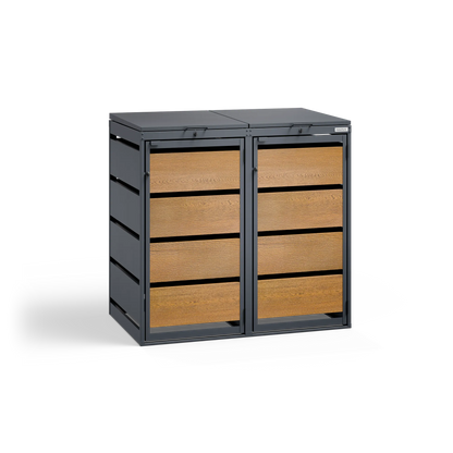 Mülltonnenbox BASE SH • 2 Tonnen