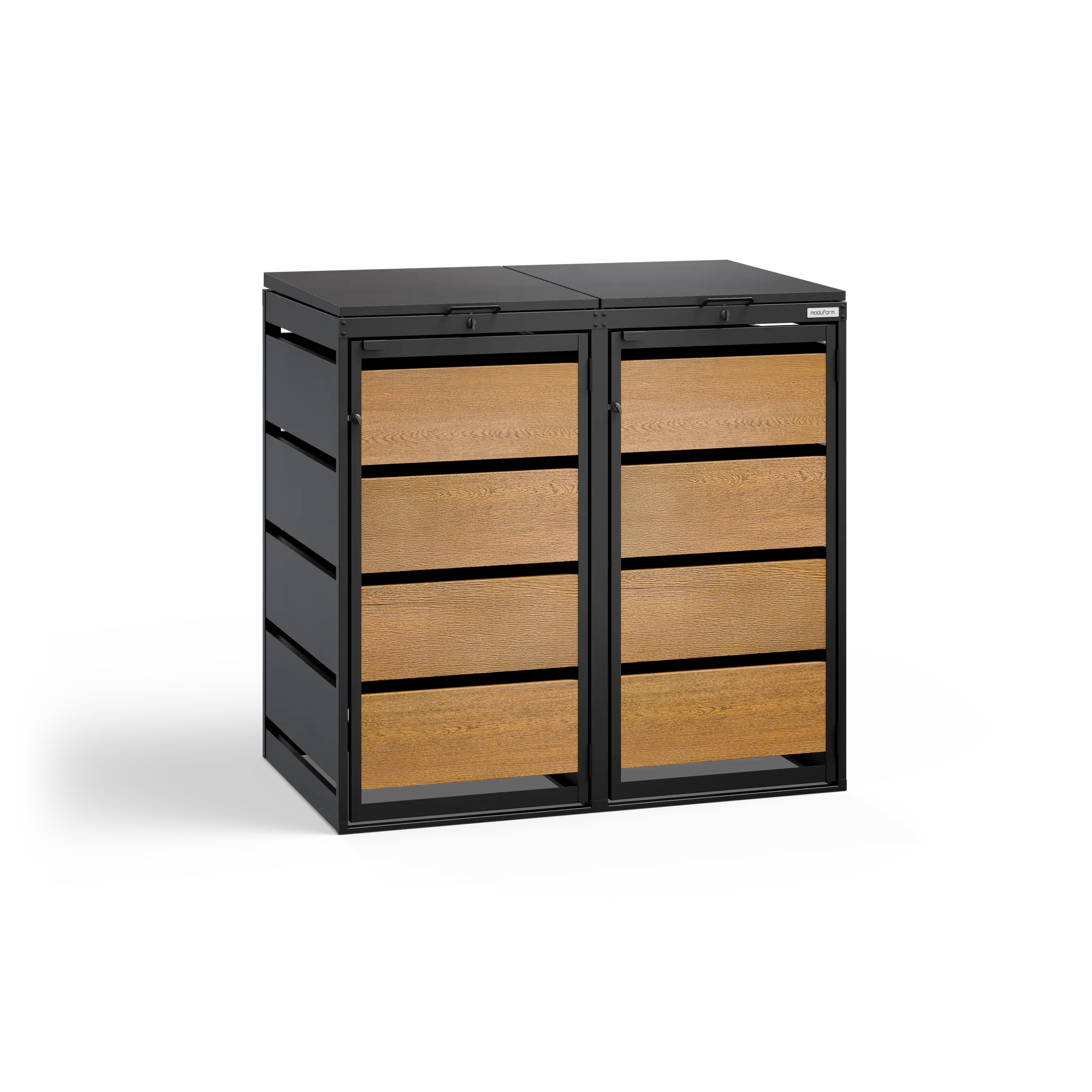 Mülltonnenbox BASE SH • 2 Tonnen