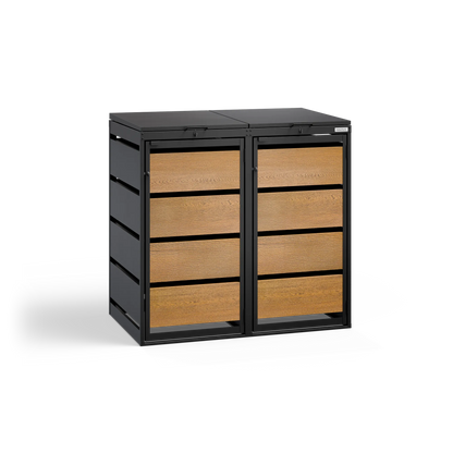 Mülltonnenbox BASE SH • 2 Tonnen