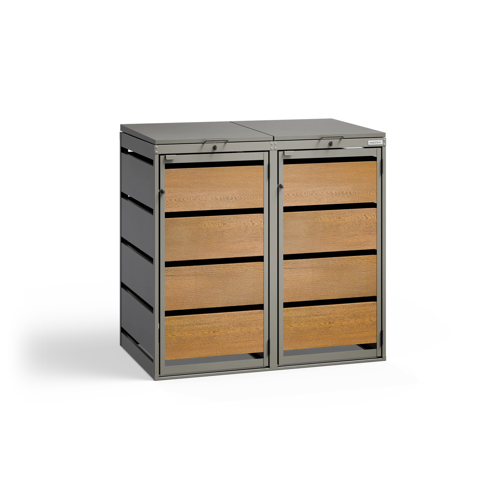 Mülltonnenbox BASE SH • 2 Tonnen