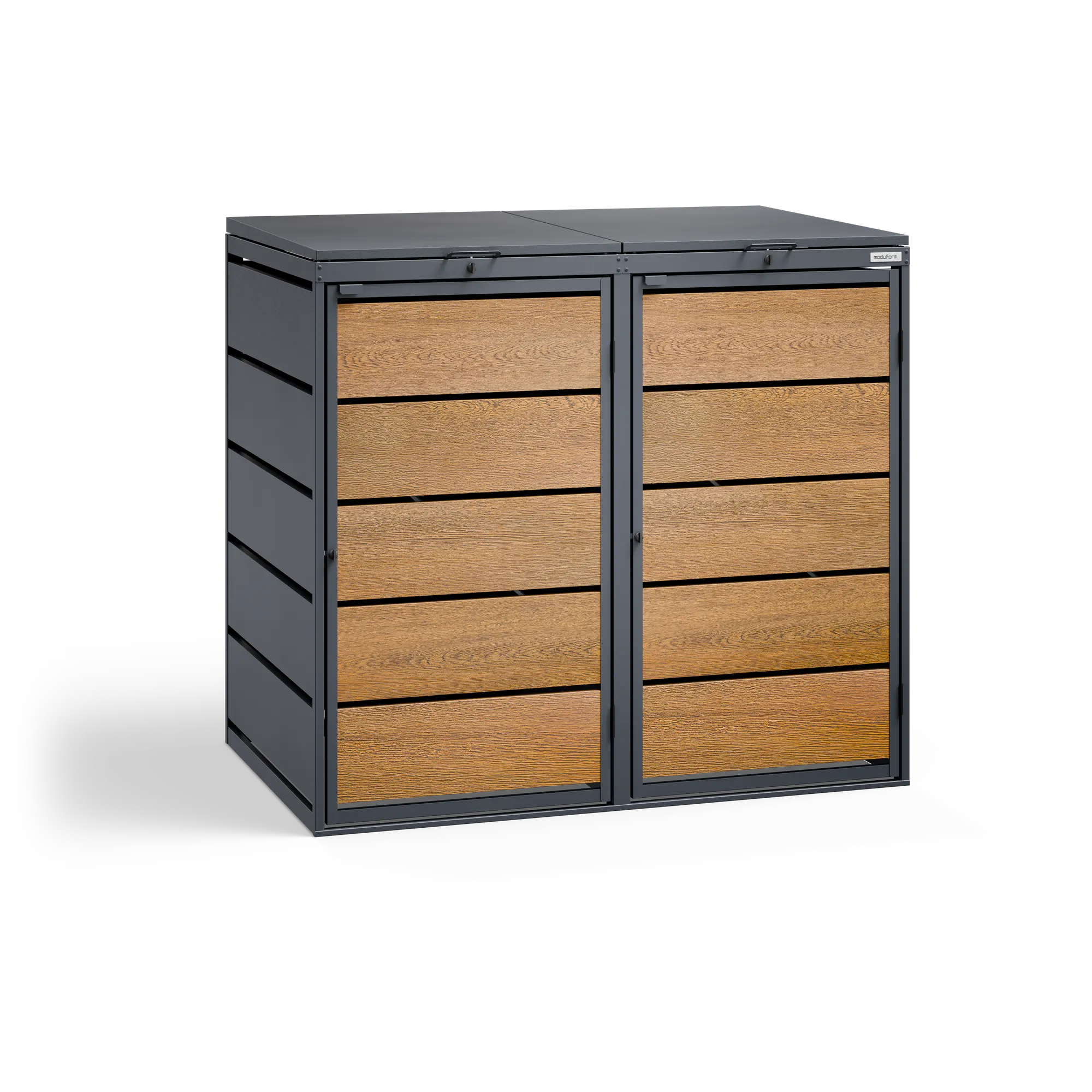 Mülltonnenbox BASE SH • 2 Tonnen