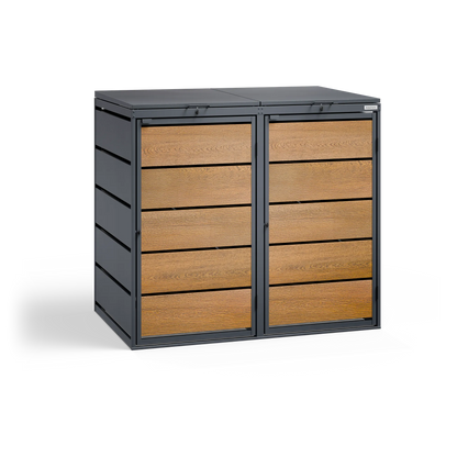 Mülltonnenbox BASE SH • 2 Tonnen