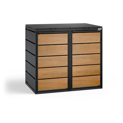 Mülltonnenbox BASE SH • 2 Tonnen