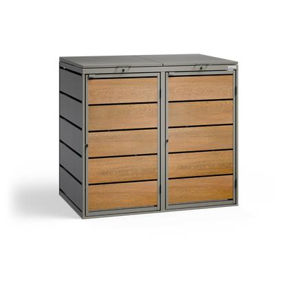 Mülltonnenbox BASE SH • 2 Tonnen