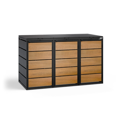 Mülltonnenbox BASE SH • 3 Tonnen