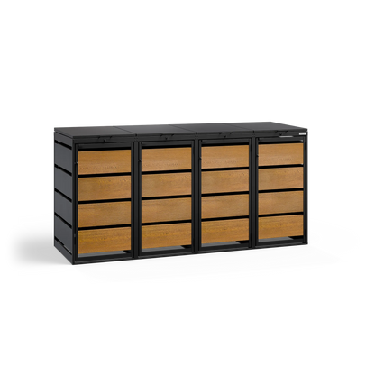 Mülltonnenbox BASE SH • 4 Tonnen