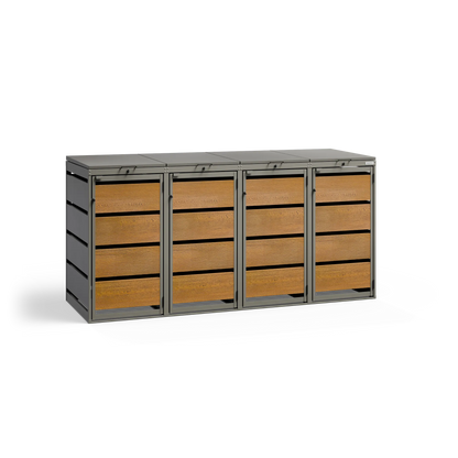 Mülltonnenbox BASE SH • 4 Tonnen