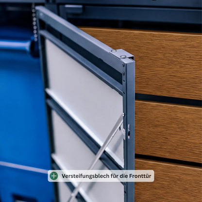 Mülltonnenbox BASE SH • 3 Tonnen