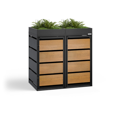 Mülltonnenbox BASE PH • 2 Tonnen