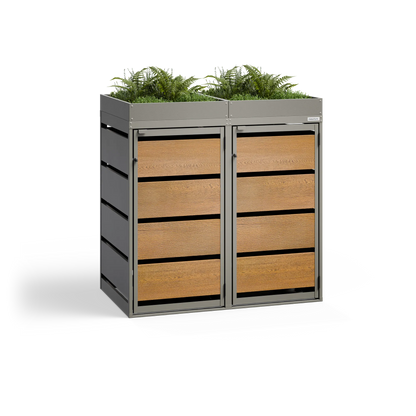 Mülltonnenbox BASE PH • 2 Tonnen