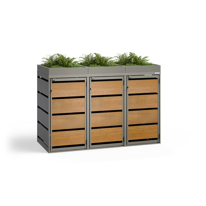 Mülltonnenbox BASE PH • 3 Tonnen