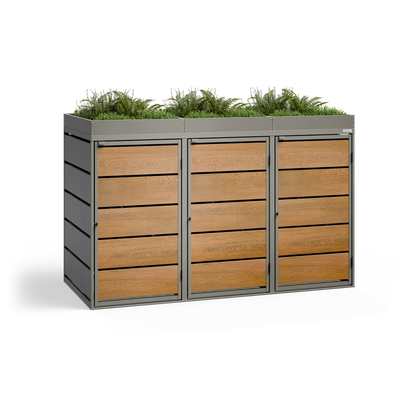 Mülltonnenbox BASE PH • 3 Tonnen