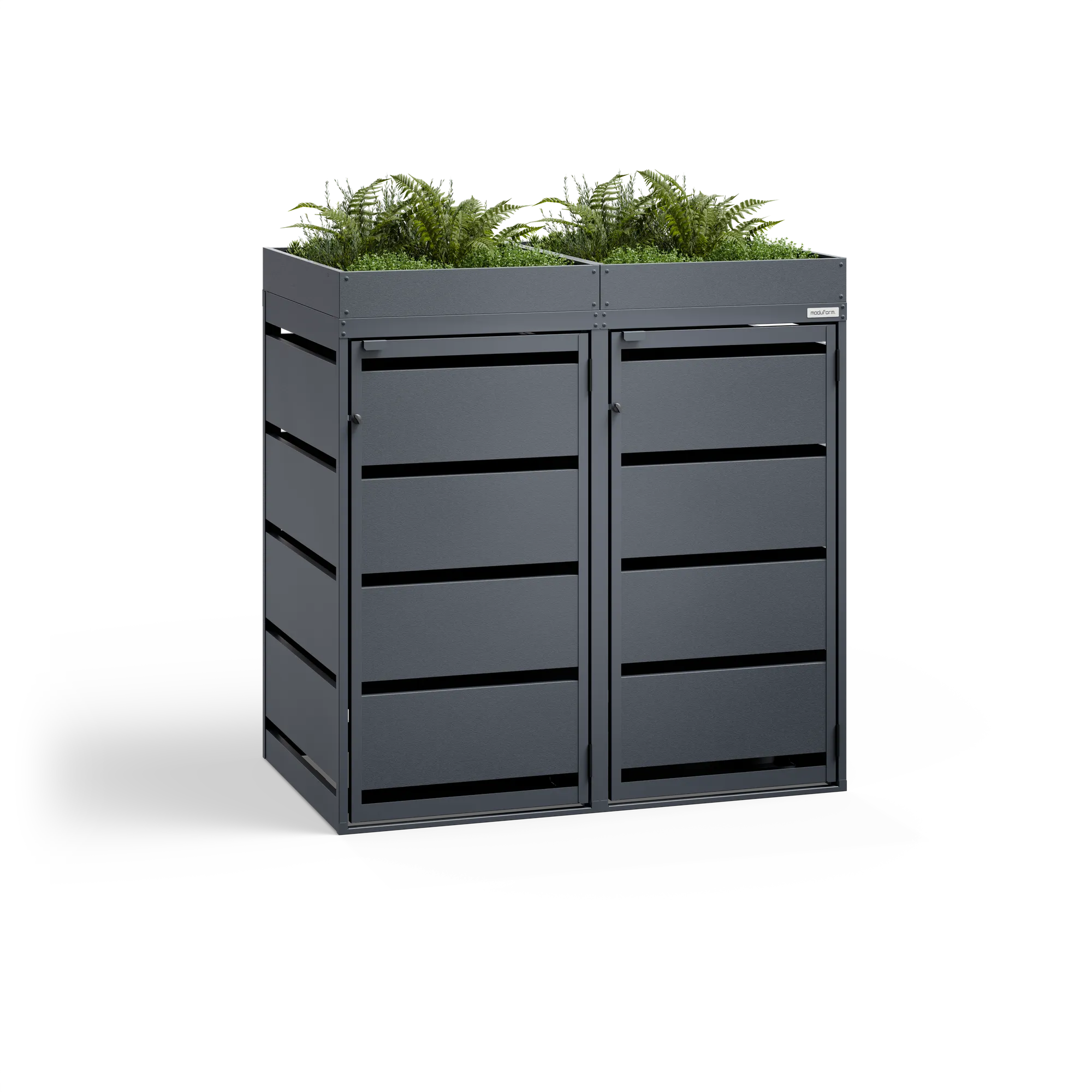 Mülltonnenbox  BASE P • 2 Tonnen