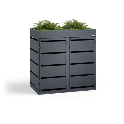 Mülltonnenbox  BASE P • 2 Tonnen