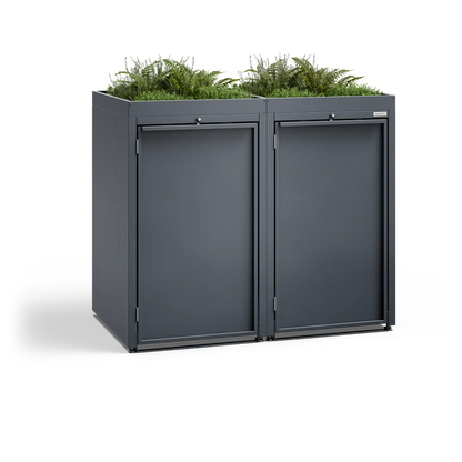 Mülltonnenbox ONE-P • 2 Tonnen