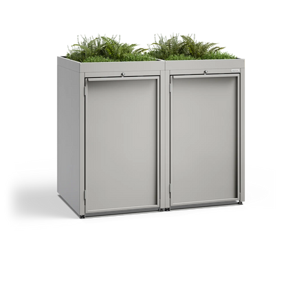 Mülltonnenbox ONE-P • 2 Tonnen