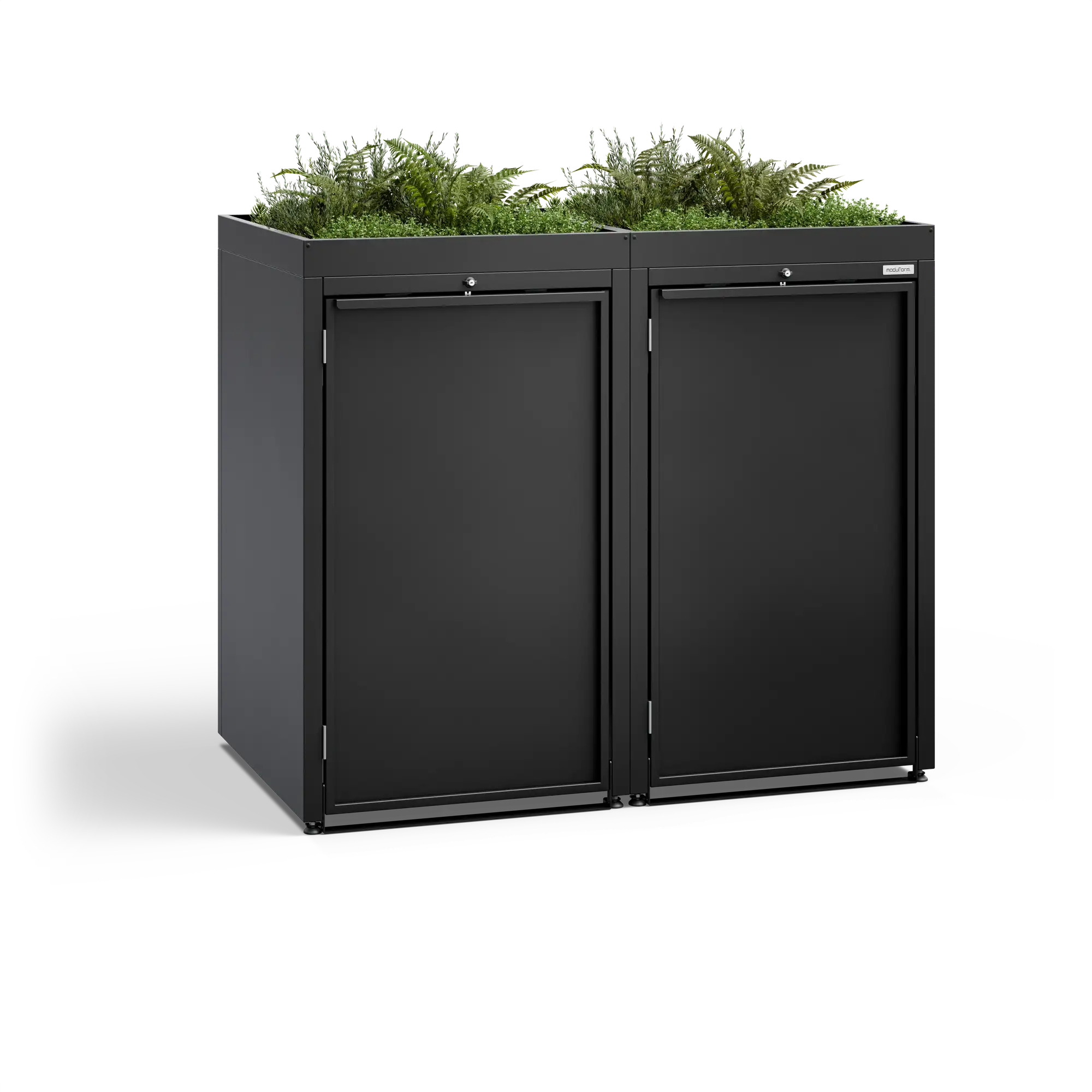 Mülltonnenbox ONE-P • 2 Tonnen