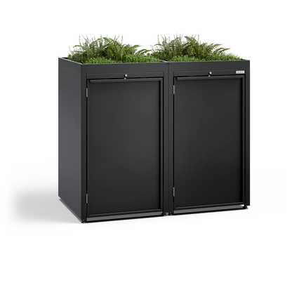 Mülltonnenbox ONE-P • 2 Tonnen