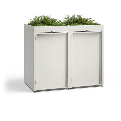 Mülltonnenbox ONE-P • 2 Tonnen