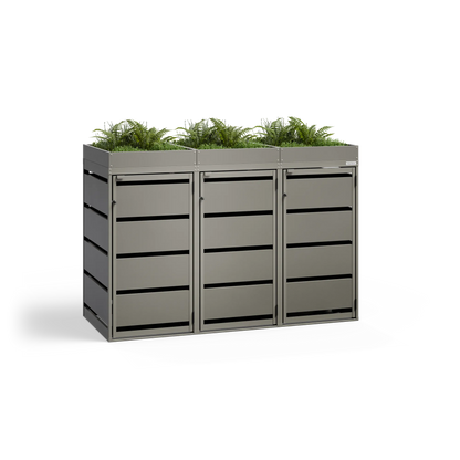 Mülltonnenbox  BASE P • 3 Tonnen