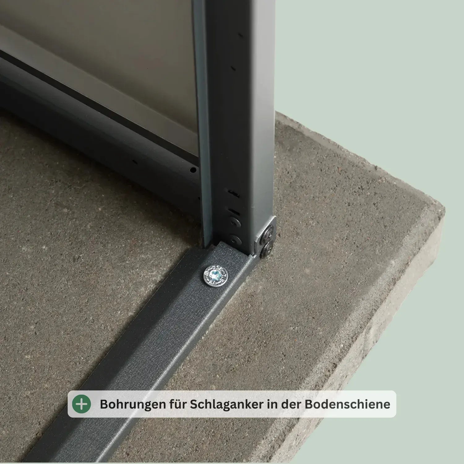 Mülltonnenbox  BASE P • 2 Tonnen