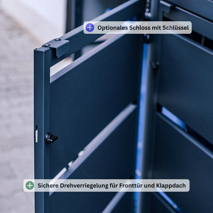 Mülltonnenbox  BASE P • 2 Tonnen