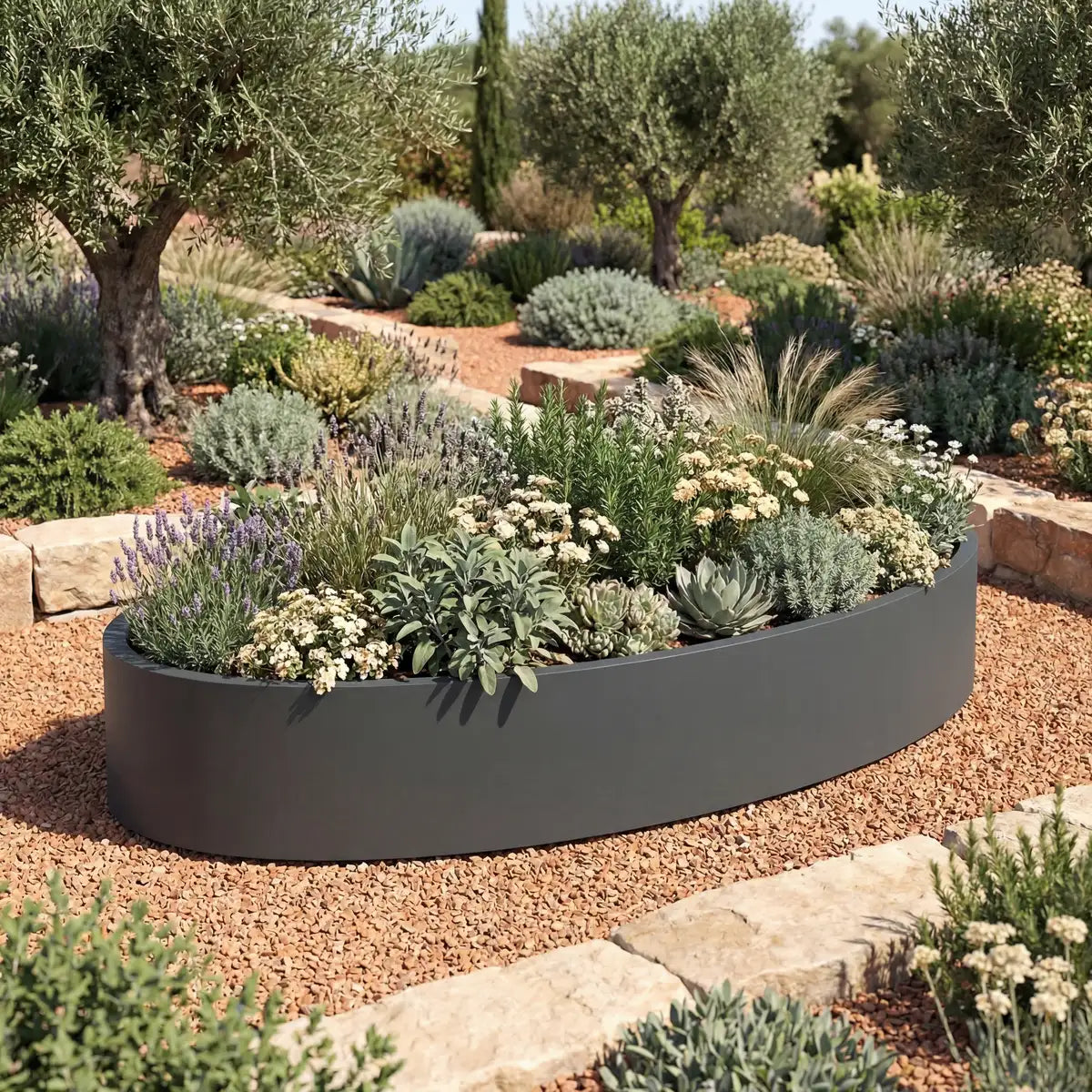 Pflanzkübel E • Aluminium