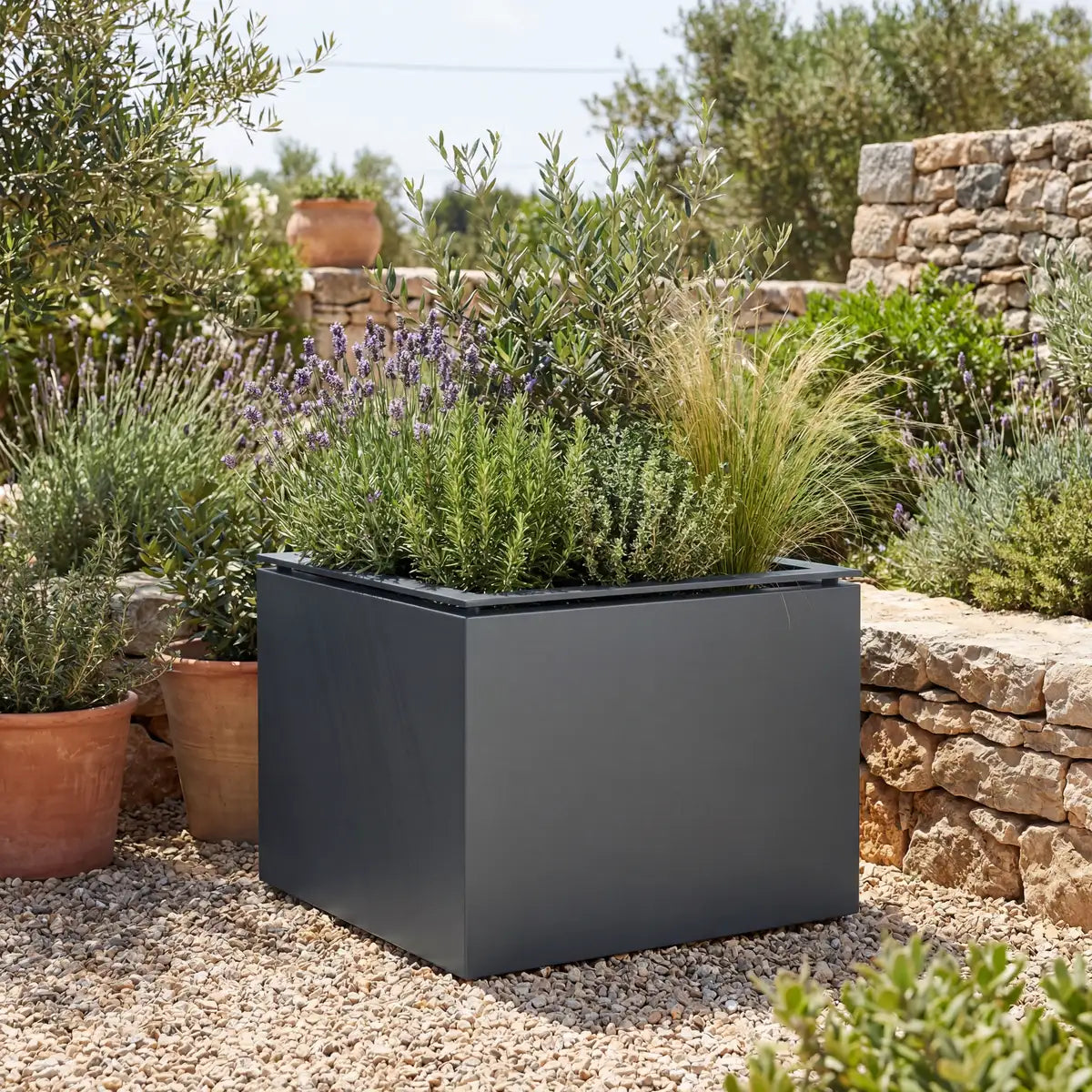 Pflanzkübel S1 • Aluminium