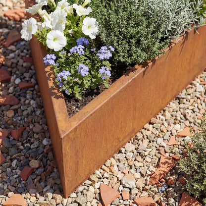 Pflanzkübel T • Cortenstahl