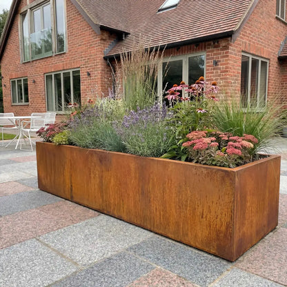 Pflanzkübel L • Cortenstahl