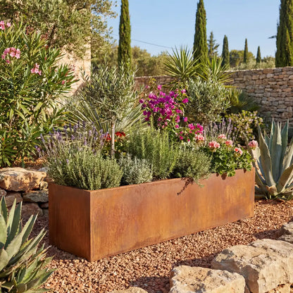 Pflanzkübel L • Cortenstahl