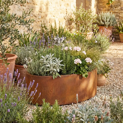 Pflanzkübel E • Cortenstahl