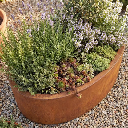 Pflanzkübel E • Cortenstahl