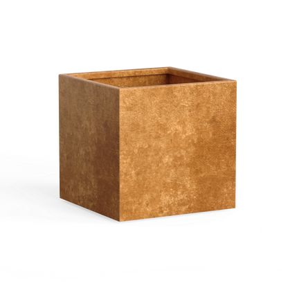 Pflanzkübel Q • Cortenstahl