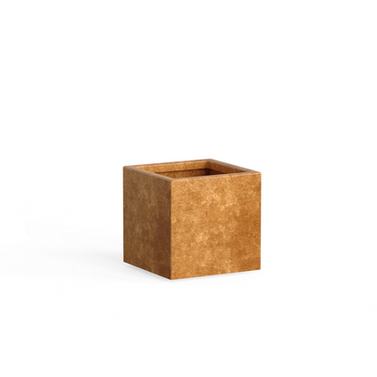 Pflanzkübel Q • Cortenstahl