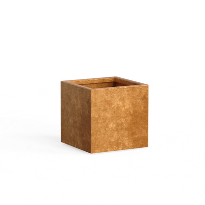 Pflanzkübel Q • Cortenstahl