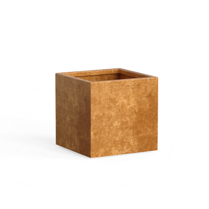 Pflanzkübel Q • Cortenstahl