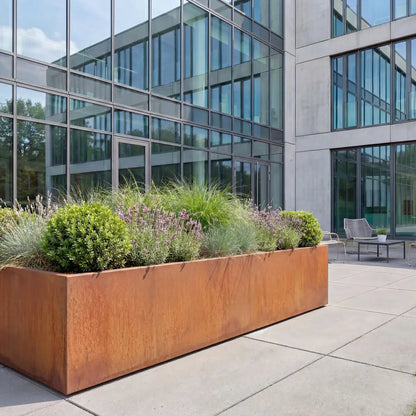 Pflanzkübel R • Cortenstahl