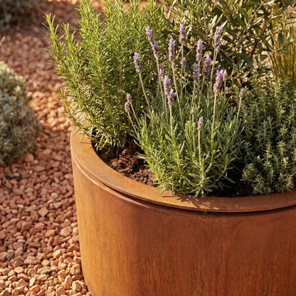 Pflanzenkübel S2 • Cortenstahl