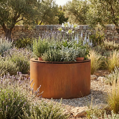 Pflanzenkübel S2 • Cortenstahl