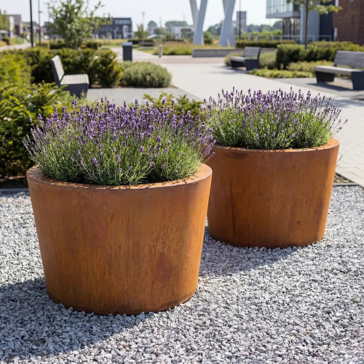 Pflanzkübel RC • Cortenstahl