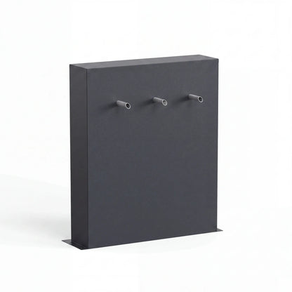 Teichwand Tivo mit Einlaufrohre aus Aluminium