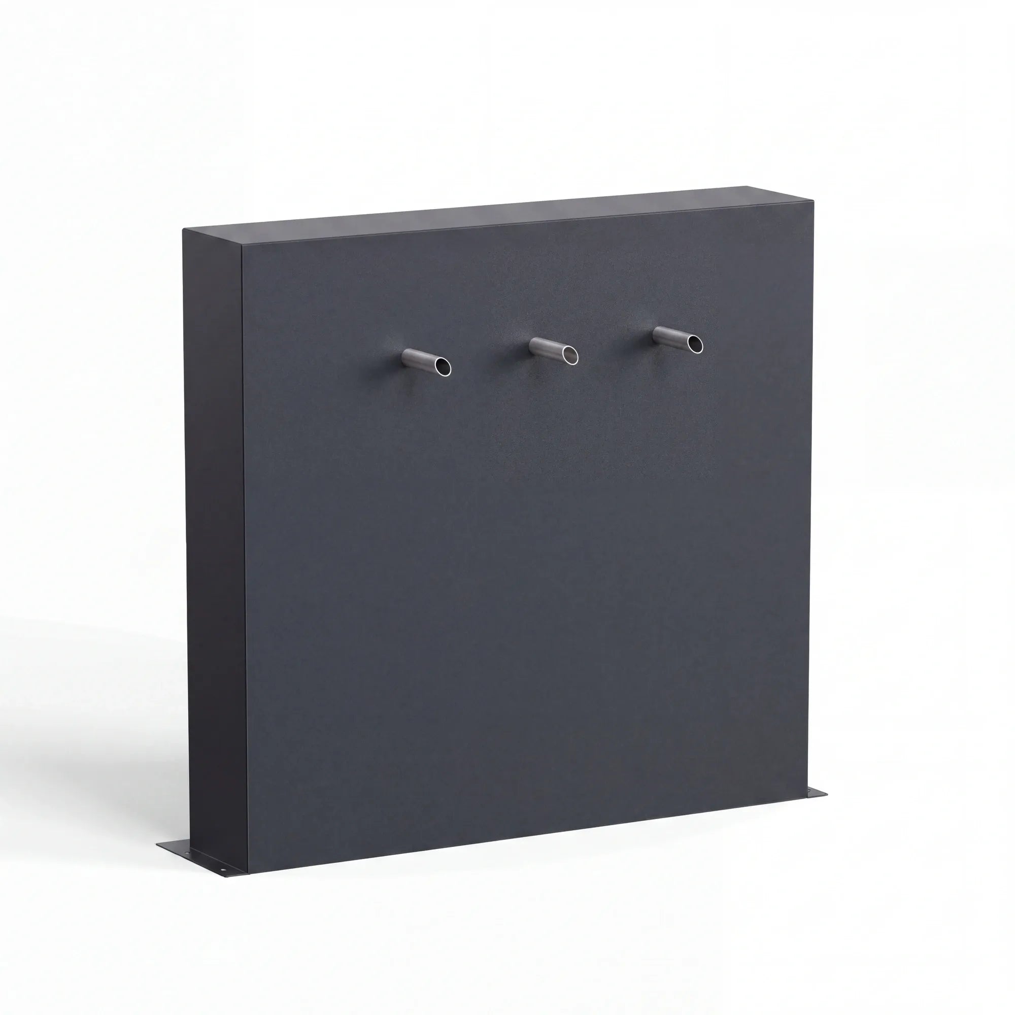 Teichwand Tivo mit Einlaufrohre aus Aluminium