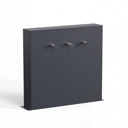 Teichwand Tivo mit Einlaufrohre aus Aluminium